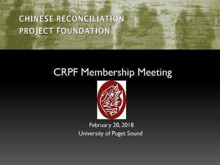 CRPF Membership Meeting