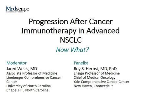 Progression After Cancer Immunotherapy in Advanced NSCLC
