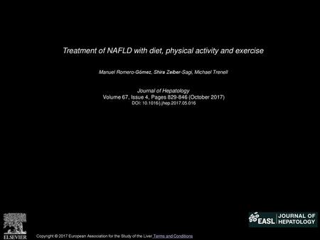 Treatment of NAFLD with diet, physical activity and exercise
