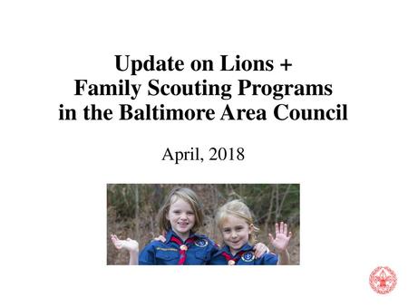 Family Scouting Programs in the Baltimore Area Council