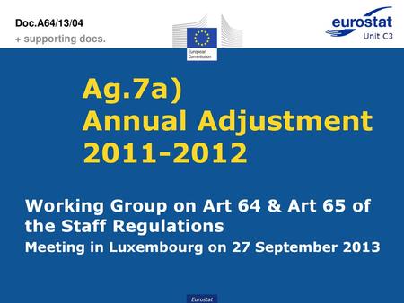Ag.7a) Annual Adjustment