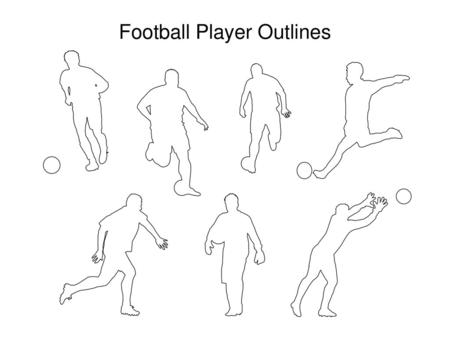 Football Player Outlines