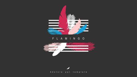 FLAMINGO Adstore ppt template.