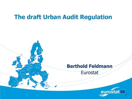 The draft Urban Audit Regulation