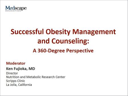 Successful Obesity Management and Counseling: