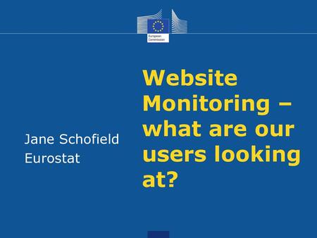 Website Monitoring – what are our users looking at?