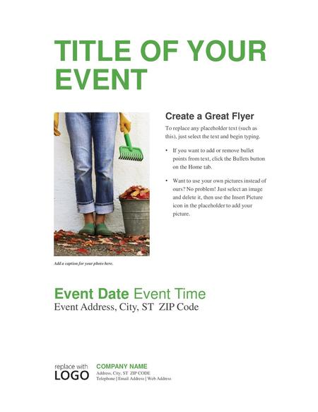 Title of Your Event Event Date Event Time