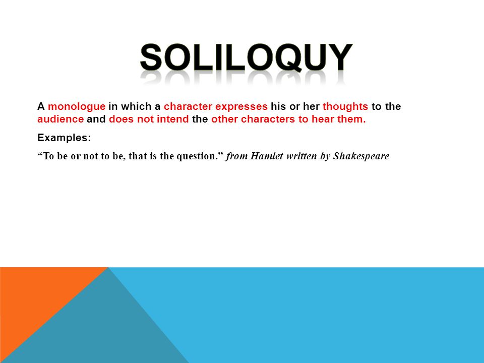 Soliloquies and halmet characteristic