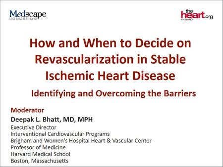How and When to Decide on Revascularization in Stable Ischemic Heart Disease.