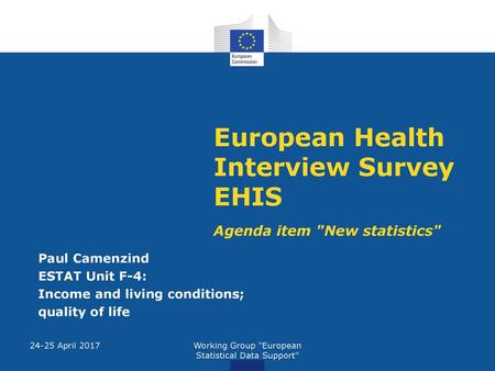 European Health Interview Survey EHIS
