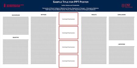 SAMPLE TITLE FOR PPT POSTER Author Names and Credentials