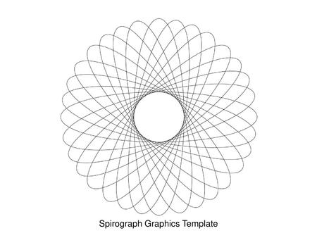 Spirograph Graphics Template