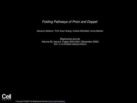 Folding Pathways of Prion and Doppel