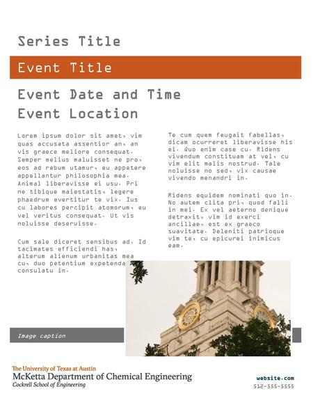 Series Title Event Title Event Date and Time Event Location