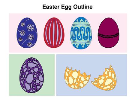 Easter Egg Outline.