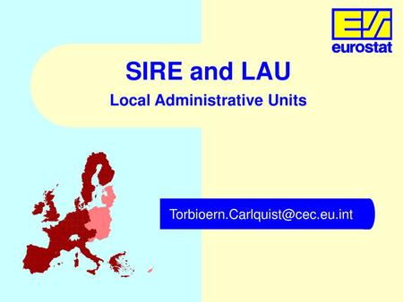 SIRE and LAU Local Administrative Units