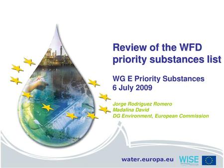 Review of the WFD priority substances list