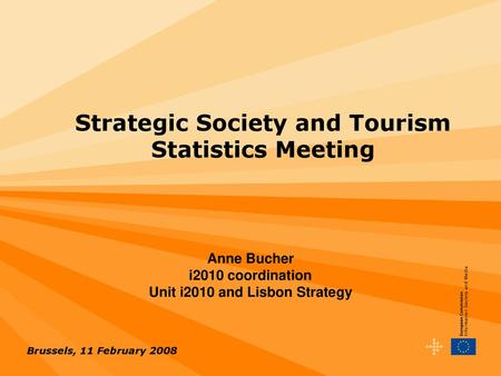 Strategic Society and Tourism Statistics Meeting