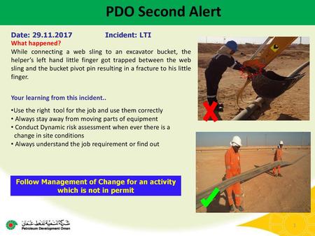 Follow Management of Change for an activity which is not in permit