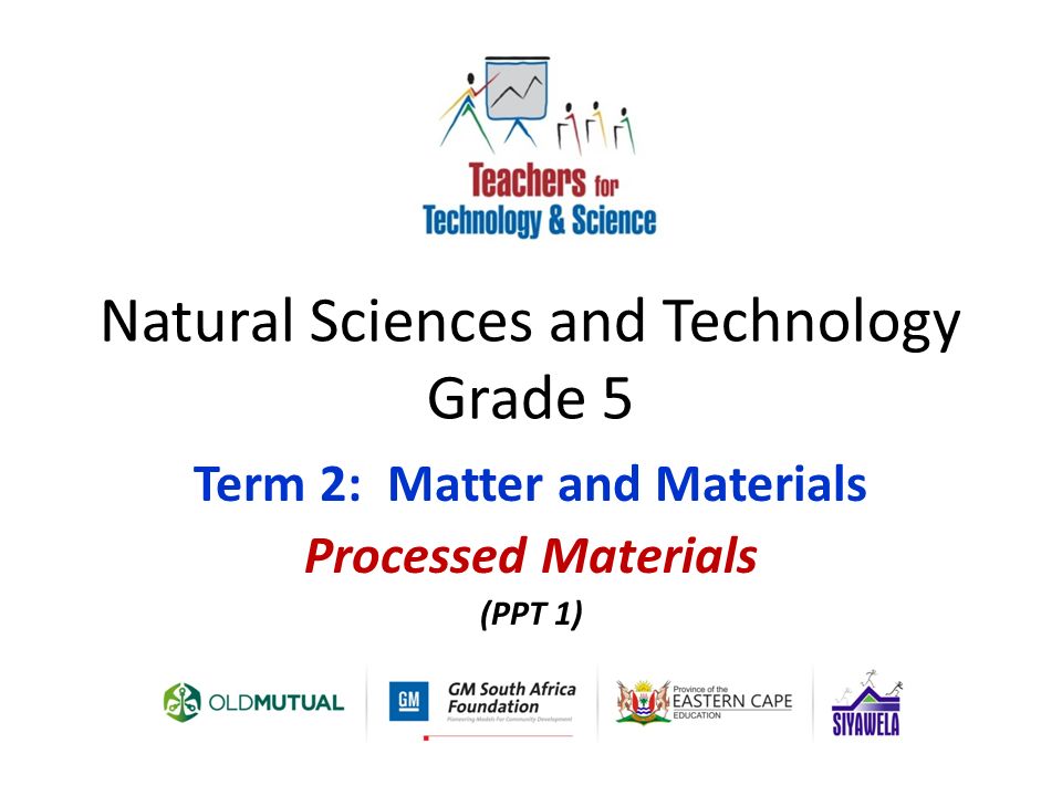 Natural And Processed Materials 10