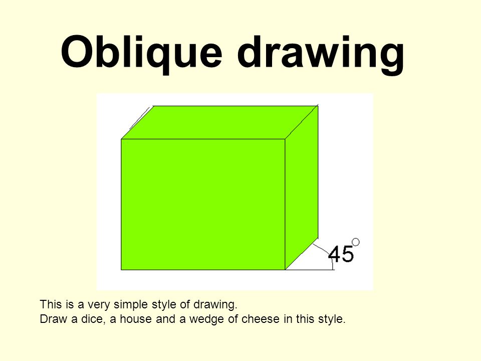 Oblique Drawing Franklin