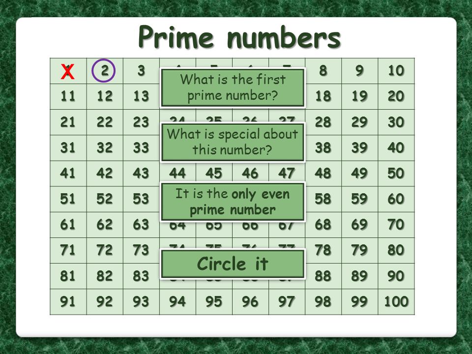 Prime Numbers Chart and Calculator - Maths Resources