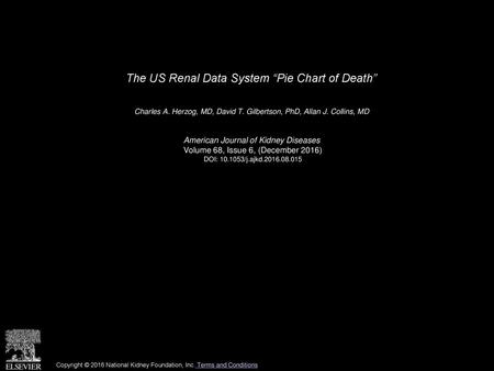 The US Renal Data System “Pie Chart of Death”