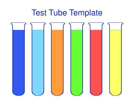 Test Tube Template.