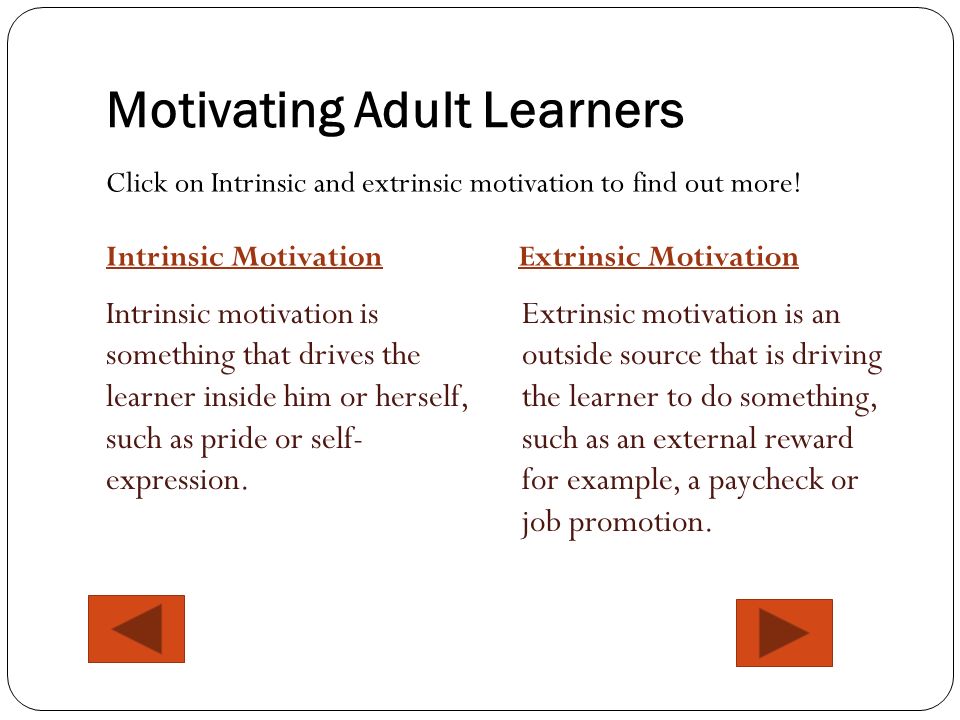 Motivation Adult Learners 72