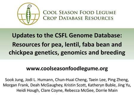 Updates to the CSFL Genome Database: