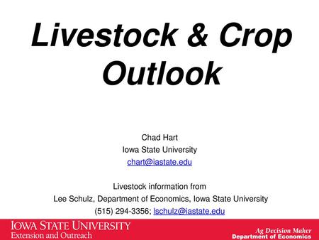 Livestock & Crop Outlook