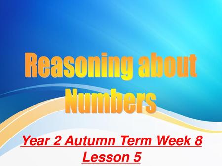 Year 2 Autumn Term Week 8 Lesson 5