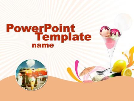 PowerPoint Template name.