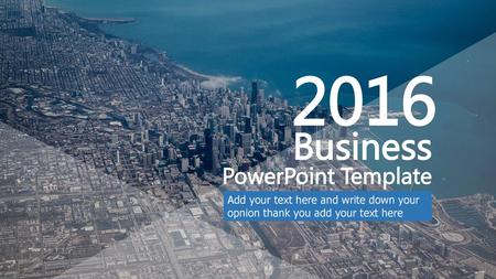2016 Business PowerPoint Template