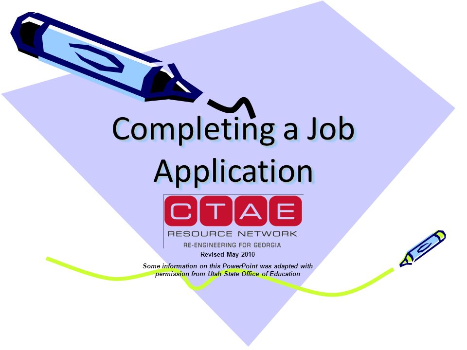 Successfully Completing Job Applications Teen 89
