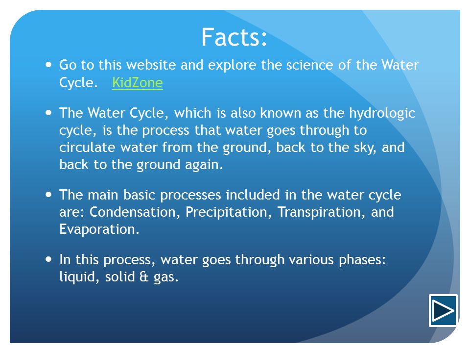 Water Cycle Facts 117