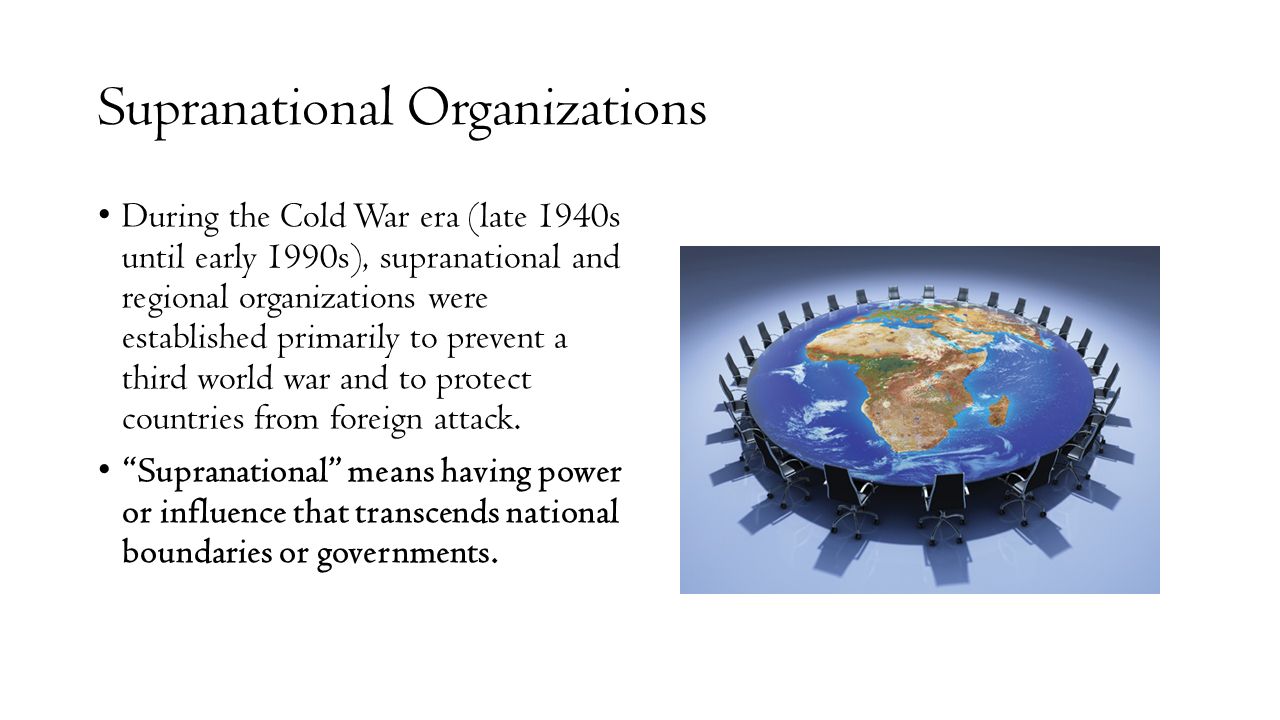 political organization of space ppt download supranational organizations