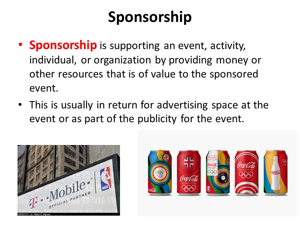 Event sponsorship as a value creating