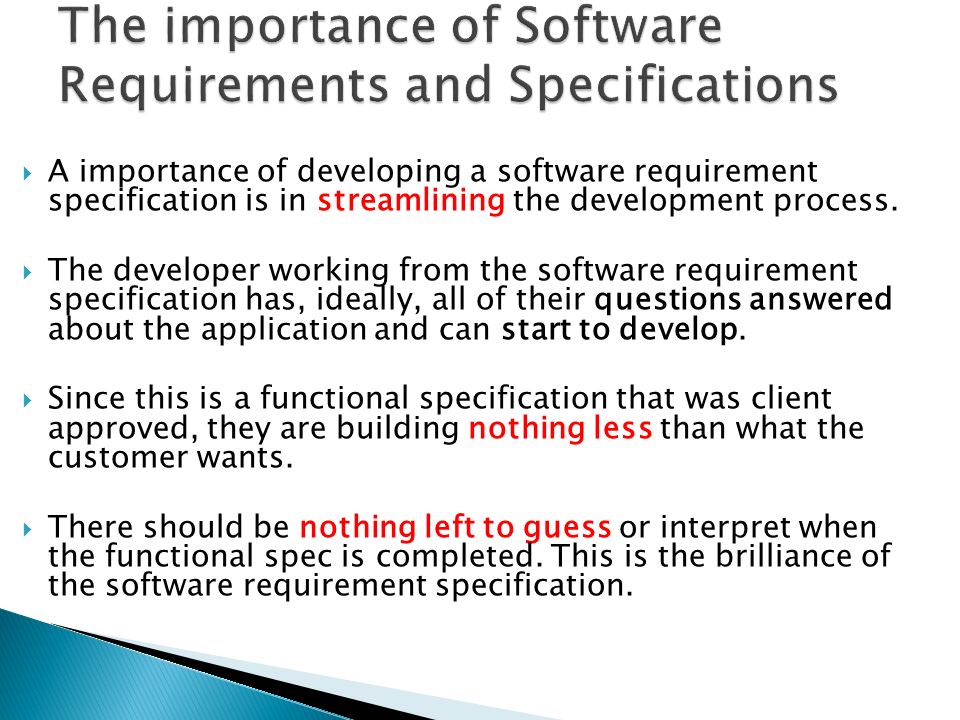 Software Requirements