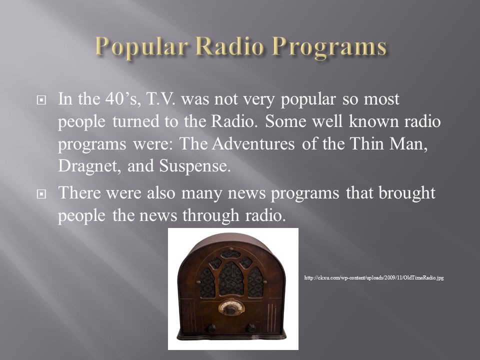 Russian Radio Programs Were 13