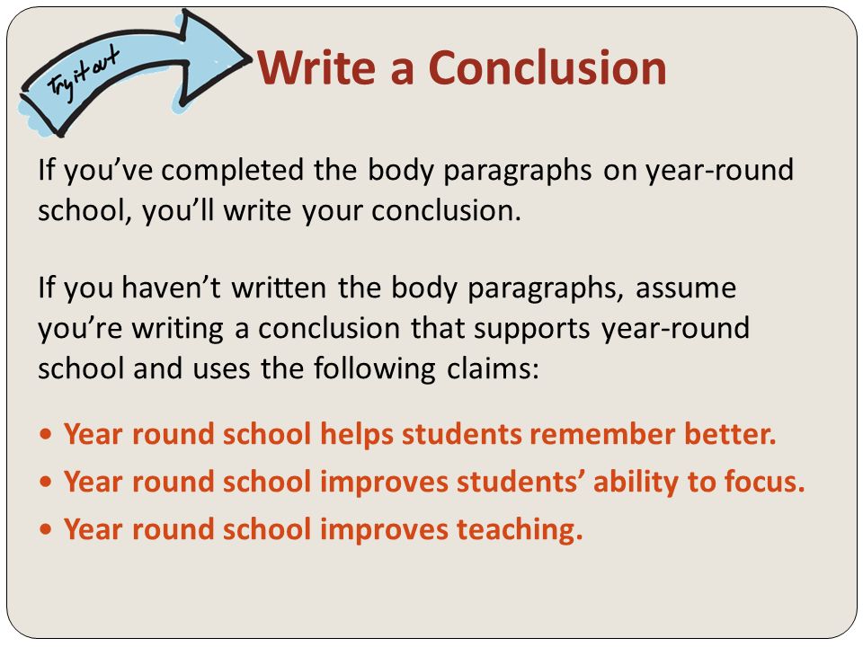 tips on writing a conclusion paragraph