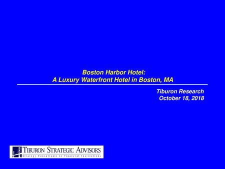 Boston Harbor Hotel: A Luxury Waterfront Hotel in Boston, MA