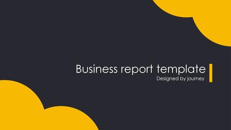 Business report template