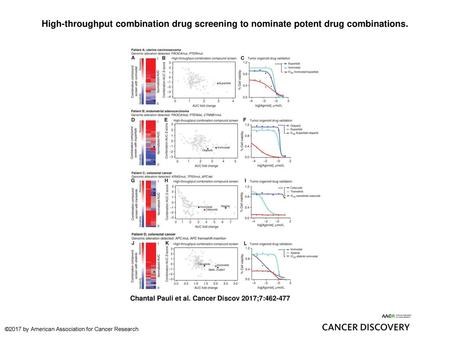 High-throughput combination drug screening to nominate potent drug combinations. High-throughput combination drug screening to nominate potent drug combinations.