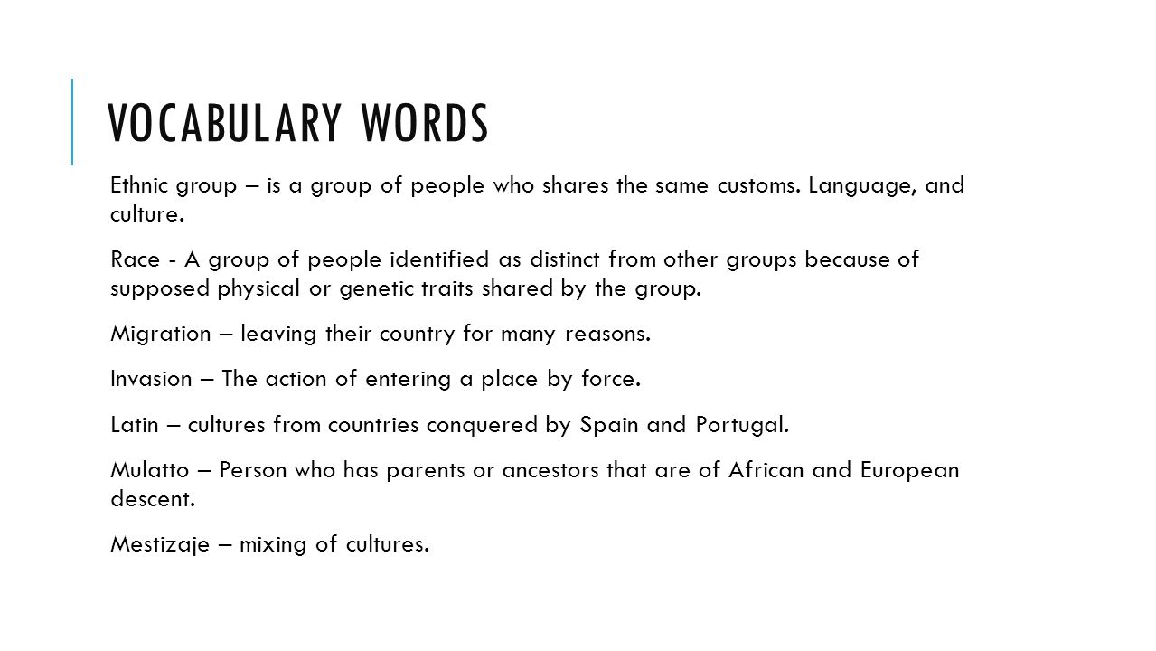 Ethnic Words 76
