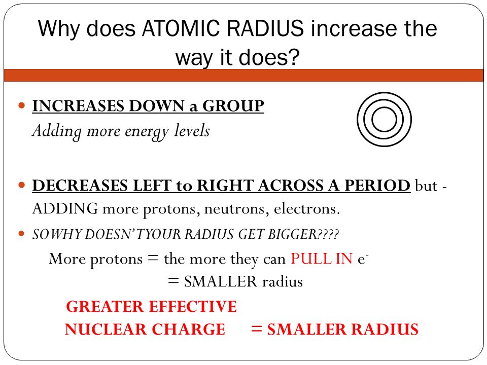Why Does Atomic Radius Increase Down A Group 77