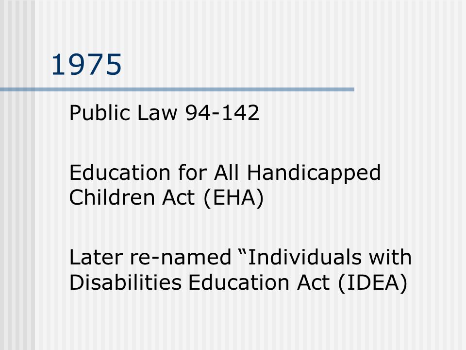 1975 public law 94 142