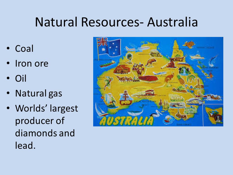Natural Resources In Australia 57