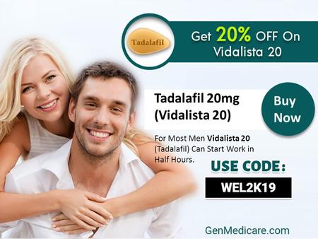 Tadalafil 20mg (Vidalista 20) | Vidalista 20 Reviews