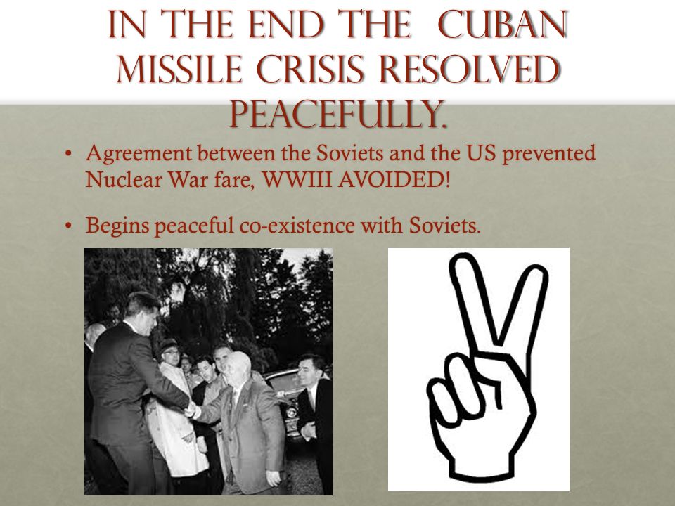 Image result for the end of the cuban missile crisis